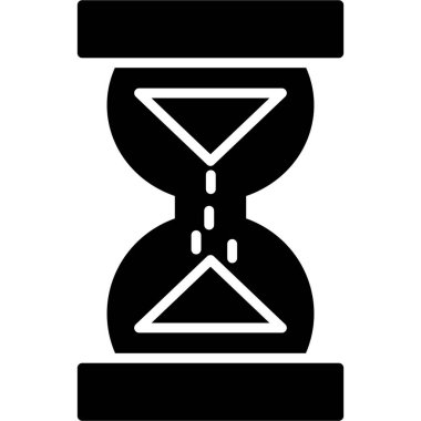 Alarm saati simgesi katı biçiminde