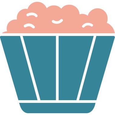 Tatlım. Web simgesi basit illüstrasyon