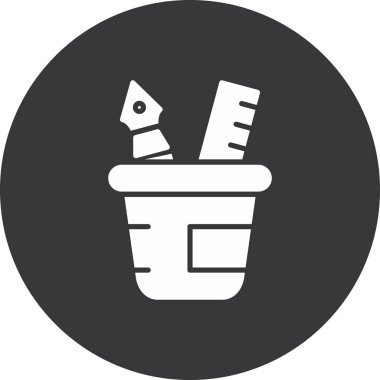 vektör bahçe simgesi illüstrasyonu