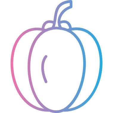 Elma. Web simgesi basit illüstrasyon