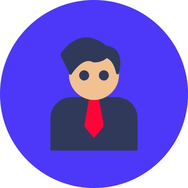 İş adamının vektör illüstrasyonu