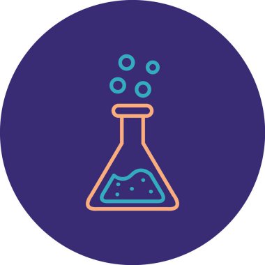 Bilim simgesinin vektör illüstrasyonu