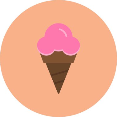 Dondurma. Basit resimleme