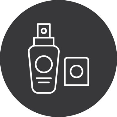 Kozmetik simgesinin vektör illüstrasyonu