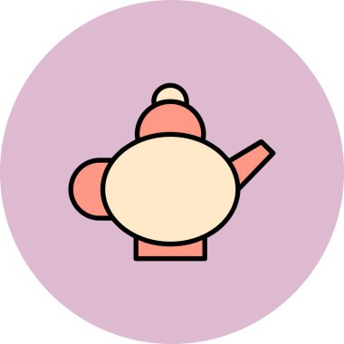 Çizgi film simgesinin vektör çizimi