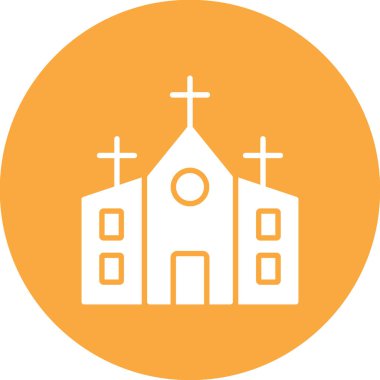 kilise simgesi vektör illüstrasyonu