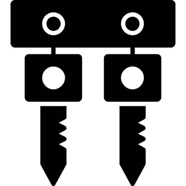 inşaat araçları vektör simgesi