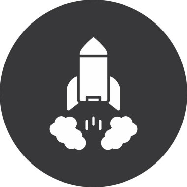 trend biçimi arkaplanındaki başlangıç simgesi izole edildi