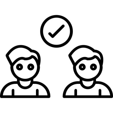 Müşteri hizmetleri ikon ana hatları vektörü. Müşteri servisi. Müşteri