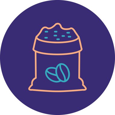 Bir fincan kahvenin vektör çizimi