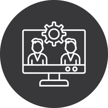 seo modern simge tasarımının vektör illüstrasyonu