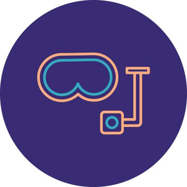 Modern bir simgenin vektör illüstrasyonu