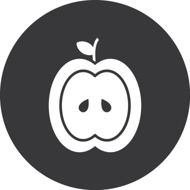 Elma simgesi soyut bir grupta izole edildi