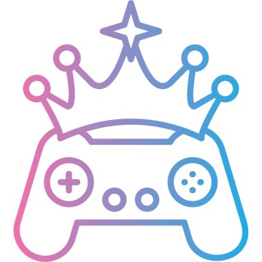 oyun simgesi, vektör illüstrasyonu