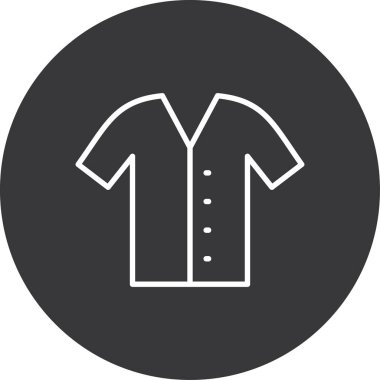 Kolayca değiştirebilen veya düzenleyebilen gömlek vektör simgesi