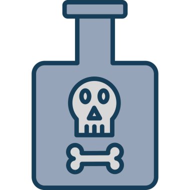 Kafatası simge vektör çizim