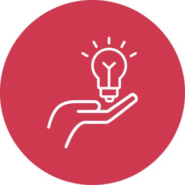 ampul simgesi vektör illüstrasyonu