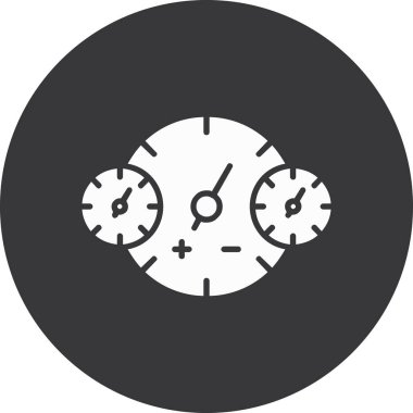 Modern oto tamir simgesinin vektör illüstrasyonu