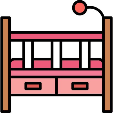 Bebek karyolası. Basit tasarım