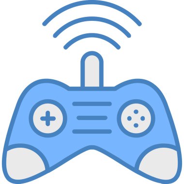 Oyun oynatma joystix simgesi - taslak biçimi