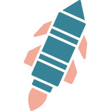 Roket simge vektör çizim