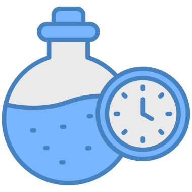 Kronometre Web simgesi basit illüstrasyon