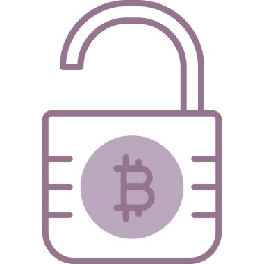 kilit web simgesi, vektör çizim