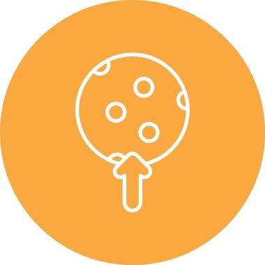 - Şeker. Web simgesi basit illüstrasyon