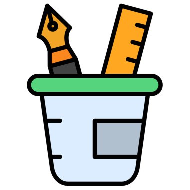 Bahçe ikonu, vektör illüstrasyonu