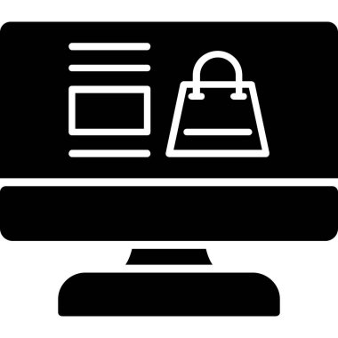 bilgisayar simgesi vektör illüstrasyonu