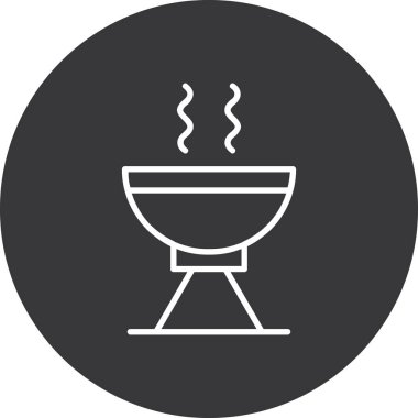 Banyo vektör simgesi. Basit bir çizim. izole ve beyaz arkaplan.