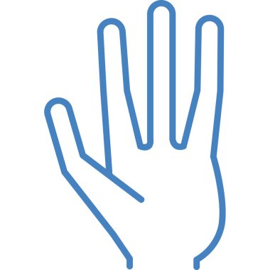 el simgesi vektör illüstrasyonu