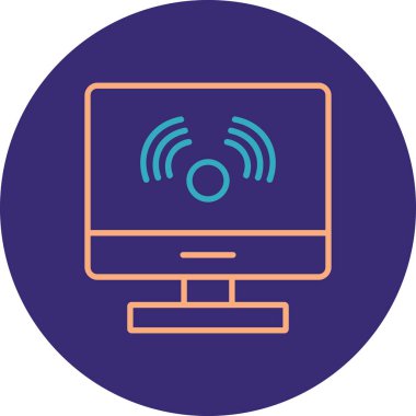 Seo simgesinin vektör illüstrasyonu