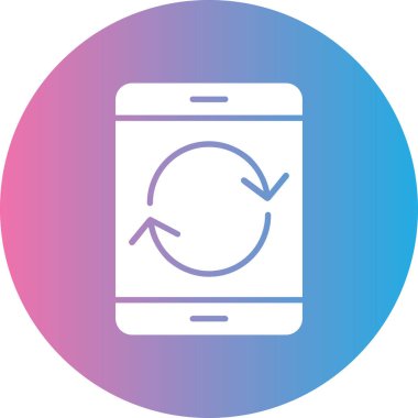 Vektör tazeleme simgesi illüstrasyonu