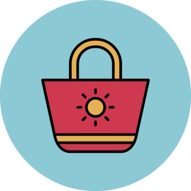 Alışveriş çantası. Basit tasarım