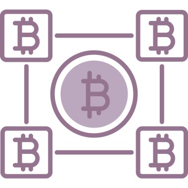 Kripto para birimi bitcoin simgesi