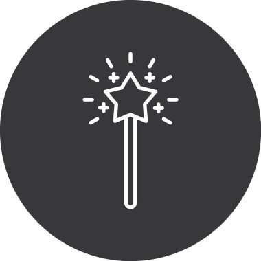 havai fişek vektör simgesi modern basit illüstrasyon