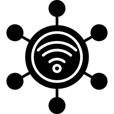 wifi simgesi vektör illüstrasyonu