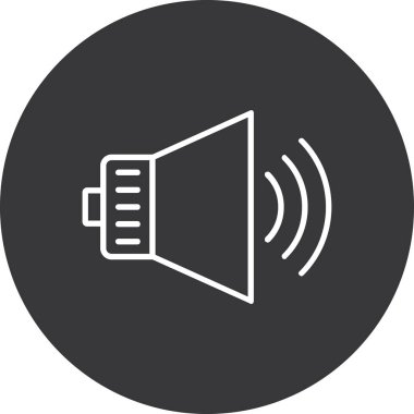 Ses hoparlör vektör simgesi