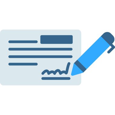 kağıt belge ile kalem vektör çizim tasarım