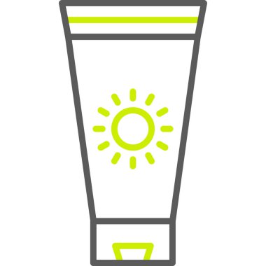 soğuk kokteyl simgesi, basit stil