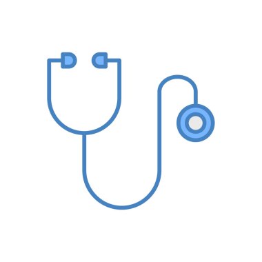 stetoskop vektör çizim şablonu
