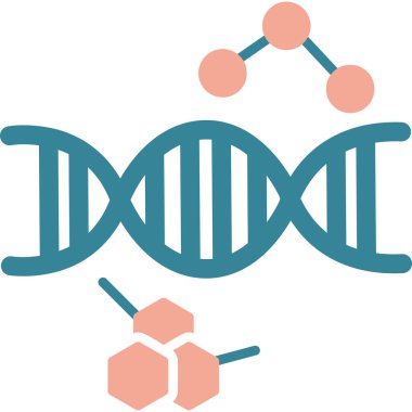 dna. Web simgesi basit illüstrasyon