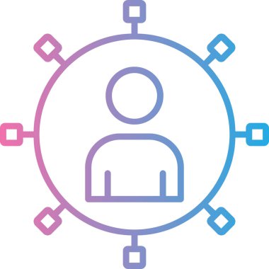 seo modern simgesinin vektör illüstrasyonu