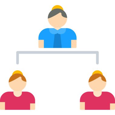 Seyirci düz vektör simgesi