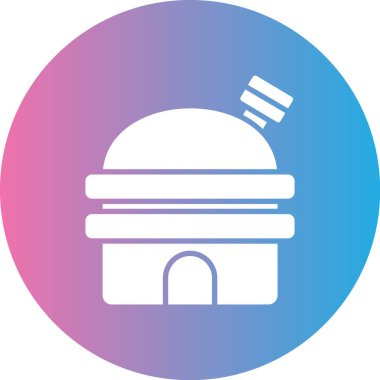 Hamburger ikonu vektör illüstrasyonu