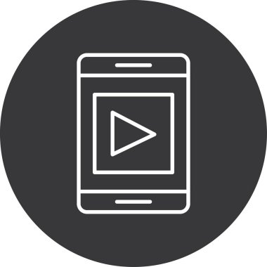 Modern oyun simgesinin vektör illüstrasyonu