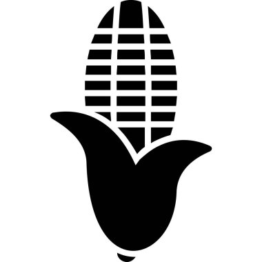 mısır simgesi, basit vektör tasarımı