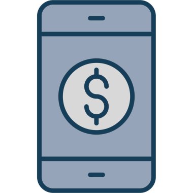 Cep telefonu vektör çizimi