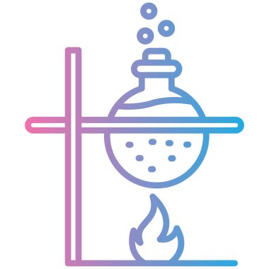 Gaz yakıcısının vektör illüstrasyonu